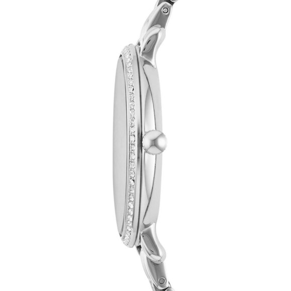 Women\'s Silver Jacqueline Quartz Stainless Steel Three Hand Bracelet Watch main image 8
